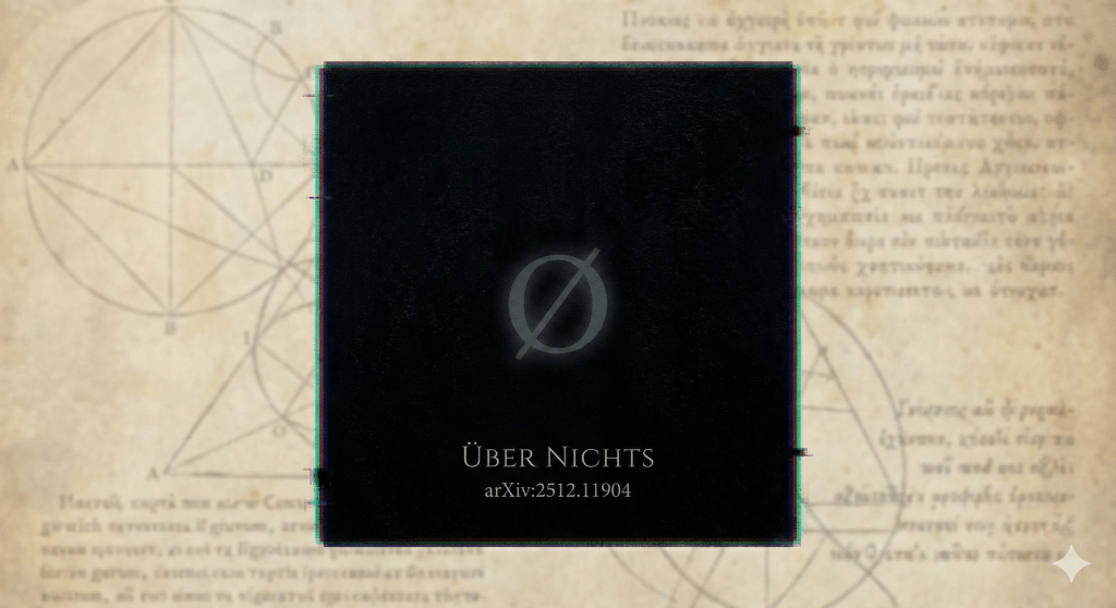 Neu auf arXiv: Über Nichts – Eine mathematisch-philosophische Spurensuche